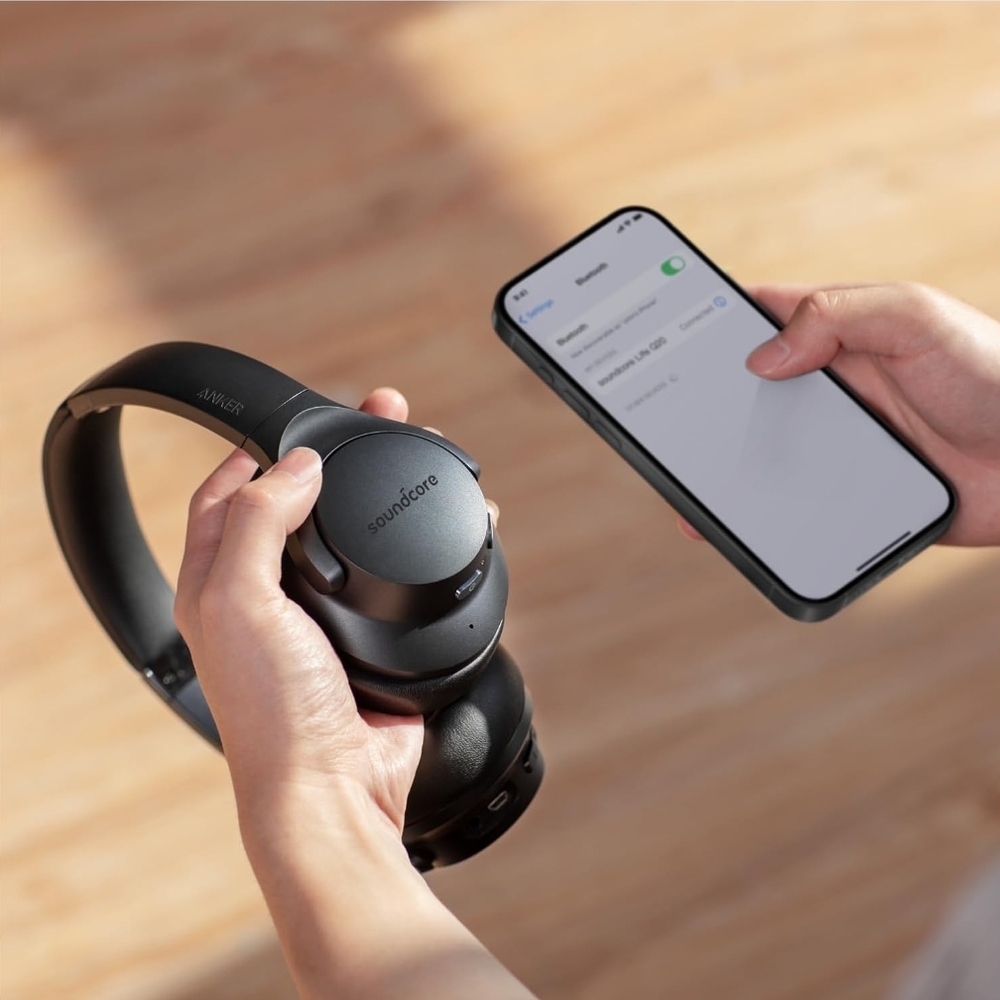 🎧 🎶 Soundcore by Anker LifeQ20 Wireless Noise Cancelling Headphones NIB - Picture 7 of 11